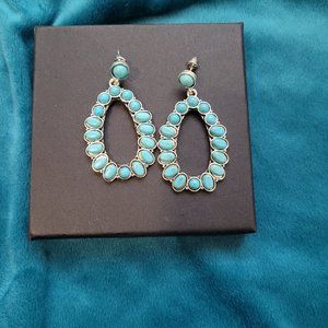 Turquoise  dangling earings